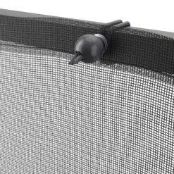 Black Polyester (PES) & PVC Garden Screen (H)1m (W)3m -Outlet Power Lawn Mower Store black polyester pes pvc garden screen h 1m w 3m5059340679921 38c