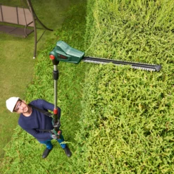 Bosch Power For All 18V 450mm UniversalHedgePole 18 Cordless Hedge Trimmer -Outlet Power Lawn Mower Store bosch power for all 18v 450mm universalhedgepole 18 cordless hedge trimmer3165140888073 05i bq
