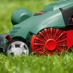 Bosch Power For All UniversalVerticut 1100 320mm Corded Raker & Scarifier -Outlet Power Lawn Mower Store bosch power for all universalverticut 1100 320mm corded raker scarifier4059952574417 05c bq