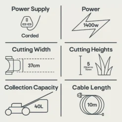 Bosch Rotak 370 ER Corded Rotary Lawnmower -Outlet Power Lawn Mower Store bosch rotak 370 er corded rotary lawnmower3165140727709 01t EN bq