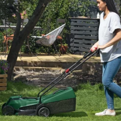 Bosch Rotary Hand-propelled Lawnmower & Grass Trimmer Set 18V Lawncare Set -Outlet Power Lawn Mower Store bosch rotary hand propelled lawnmower grass trimmer set 18v lawncare set4059952634418 02i