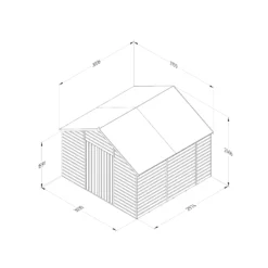 Forest Garden 10x10 Apex Dip Treated Shiplap Wooden Shed With Floor - Assembly Service Included -Outlet Power Lawn Mower Store forest garden 10x10 apex dip treated shiplap wooden shed with floor assembly service included5013053192931 02t