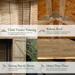 Forest Garden 10x10 Apex Dip Treated Shiplap Wooden Shed With Floor - Assembly Service Included -Outlet Power Lawn Mower Store forest garden 10x10 apex dip treated shiplap wooden shed with floor assembly service included5013053192948 36c bq