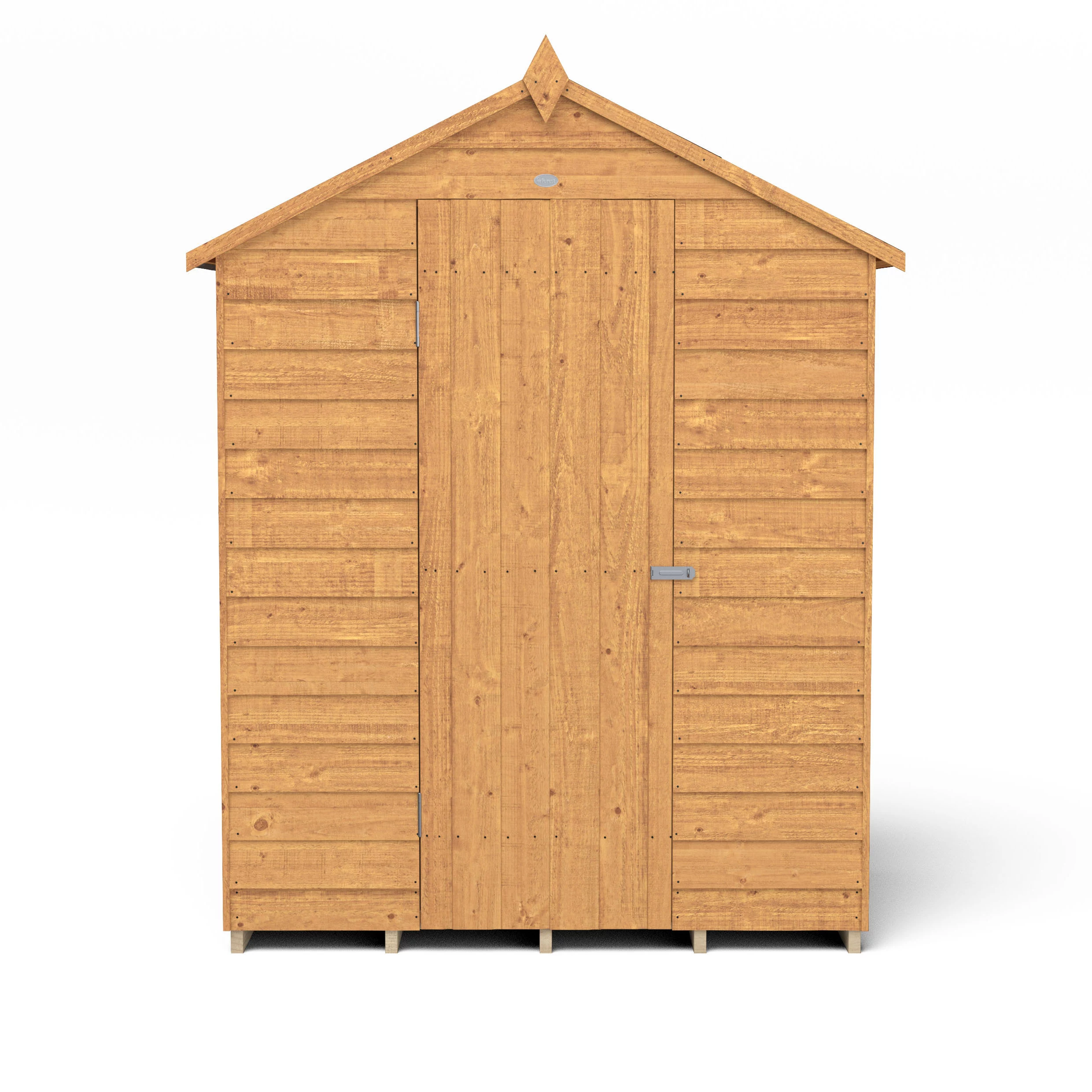 Forest Garden 5x3 Ft Apex Overlap Wooden Shed With Floor - Assembly Service Included 3 Forest Garden 5x3 Ft Apex Overlap Wooden Shed With Floor - Assembly Service Included - Image 3