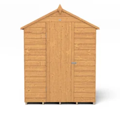 Forest Garden 5x3 Ft Apex Overlap Wooden Shed With Floor (Base Included) -Outlet Power Lawn Mower Store forest garden 5x3 ft apex overlap wooden shed with floor base included 5013053177068 02c bq