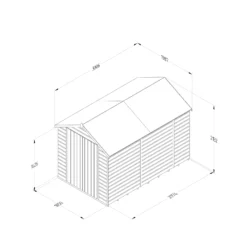 Forest Garden 6x10 Apex Dip Treated Shiplap Wooden Shed With Floor - Assembly Service Included -Outlet Power Lawn Mower Store forest garden 6x10 apex dip treated shiplap wooden shed with floor assembly service included5013053193013 02i
