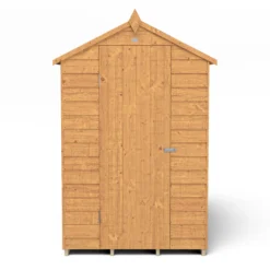 Forest Garden 6x4 Apex Dip Treated Overlap Wooden Shed With Floor (Base Included) - Assembly Service Included -Outlet Power Lawn Mower Store forest garden 6x4 apex dip treated overlap wooden shed with floor base included assembly service included5013053176825 02c bq