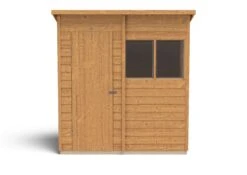Forest Garden 6x4 Pent Dip Treated Overlap Wooden Shed With Floor -Outlet Power Lawn Mower Store forest garden 6x4 pent dip treated overlap wooden shed with floor5013053178331 02c bq