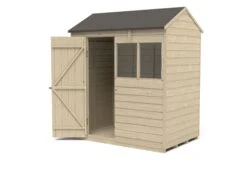 Forest Garden 6x4 Reverse Apex Pressure Treated Overlap Wooden Shed With Floor - Assembly Service Included -Outlet Power Lawn Mower Store forest garden 6x4 reverse apex pressure treated overlap wooden shed with floor assembly service included5013053178164 21c bq