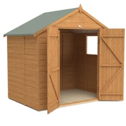 Forest Garden 7X5 Apex Dip Treated Shiplap Shed With Floor - Assembly Service Included -Outlet Power Lawn Mower Store forest garden 7x5 apex dip treated shiplap shed with floor assembly service included5013053182741 04c bq