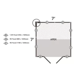 Forest Garden 7x7 Apex Dip Treated Shiplap Wooden Shed With Floor (Base Included) -Outlet Power Lawn Mower Store forest garden 7x7 apex dip treated shiplap wooden shed with floor base included 5013053193389 01i