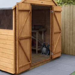 Forest Garden 8x6 Ft Apex Shiplap Wooden 2 Door 2 Windows Shed With Floor (Base Included) - Assembly Service Included -Outlet Power Lawn Mower Store forest garden 8x6 ft apex shiplap wooden 2 door 2 windows shed with floor base included assembly service included5013053178799 05i bq