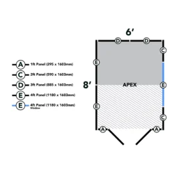 Forest Garden 8x6 Ft Apex Shiplap Wooden 2 Door 2 Windows Shed With Floor (Base Included) - Assembly Service Included -Outlet Power Lawn Mower Store forest garden 8x6 ft apex shiplap wooden 2 door 2 windows shed with floor base included assembly service included5013053178799 05t bq