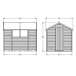 Forest Garden 8x6 Ft Apex Shiplap Wooden 2 Windows Shed With Floor -Outlet Power Lawn Mower Store forest garden 8x6 ft apex shiplap wooden 2 windows shed with floor5013053178713 04t bq