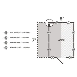 Forest Garden Lean To Shed Kit, (H)2046mm (W)2307mm (D)2181mm - Assembly Service Included -Outlet Power Lawn Mower Store forest garden lean to shed kit h 2046mm w 2307mm d 2181mm assembly service included5013053190791 02t