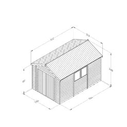 Forest Garden Timberdale 12x8 Ft Apex Tongue & Groove Wooden Shed With Floor -Outlet Power Lawn Mower Store forest garden timberdale 12x8 ft apex tongue groove wooden shed with floor5013053189139 01t bq