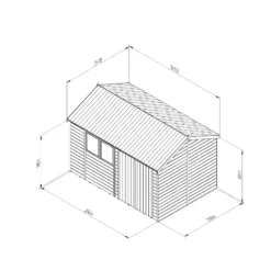 Forest Garden Timberdale 12x8 Ft Reverse Apex Tongue & Groove Wooden 2 Door Shed With Floor -Outlet Power Lawn Mower Store forest garden timberdale 12x8 ft reverse apex tongue groove wooden 2 door shed with floor5013053189238 01t bq