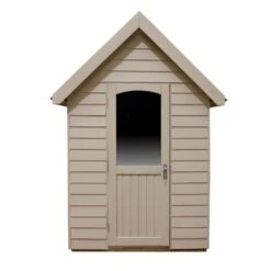 Forest Retreat 8x5 Apex Pressure Treated Overlap Cream Shed With Floor - Assembly Service Included -Outlet Power Lawn Mower Store forest retreat 8x5 apex pressure treated overlap cream shed with floor assembly service included5013053176535 03c bq