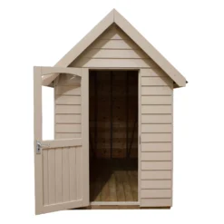 Forest Retreat 8x5 Apex Pressure Treated Overlap Cream Shed With Floor - Assembly Service Included -Outlet Power Lawn Mower Store forest retreat 8x5 apex pressure treated overlap cream shed with floor assembly service included5013053176535 04c bq