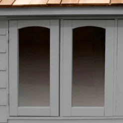 Forest Retreat 8x5 Apex Pressure Treated Overlap Grey Shed With Floor - Assembly Service Included -Outlet Power Lawn Mower Store forest retreat 8x5 apex pressure treated overlap grey shed with floor assembly service included5013053176511 39c bq