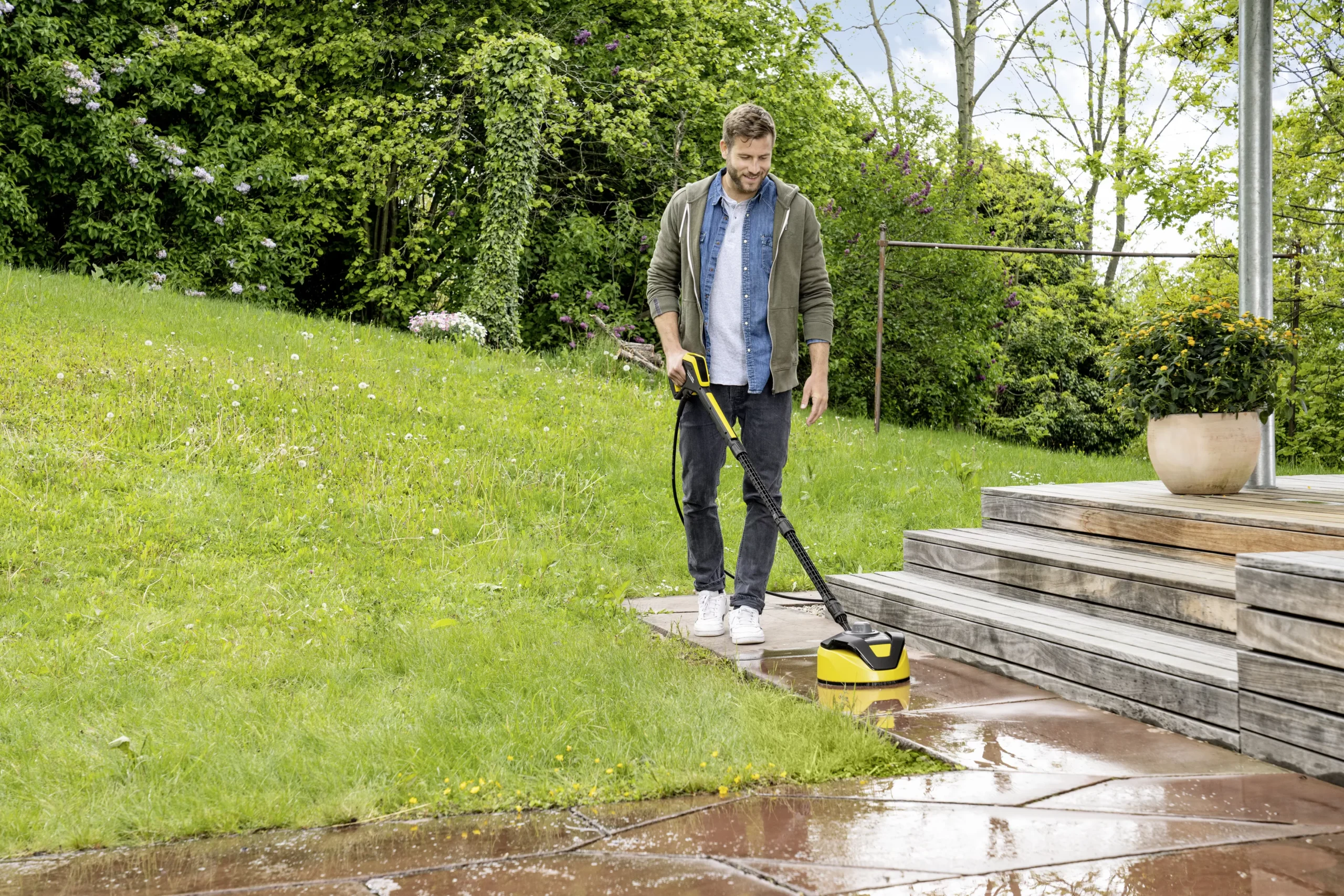 Kärcher T 5 T-Racer Surface Cleaner Pressure Washer Patio & Decking Cleaner (Dia)28cm 3 Kärcher T 5 T-Racer Surface Cleaner Pressure Washer Patio & Decking Cleaner (Dia)28cm - Image 3