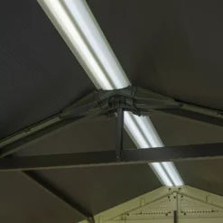 Keter Factor 8x11 Ft Apex Beige Plastic 2 Door Shed With Floor (Base Included) -Outlet Power Lawn Mower Store keter factor 8x11 ft apex beige plastic 2 door shed with floor base included 7290103664961 07c bq