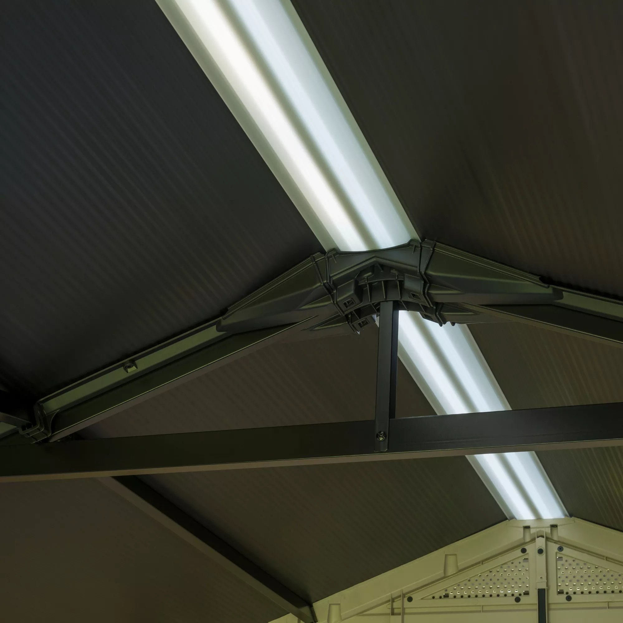 Keter Factor 8x8 Apex Beige Plastic Shed With Floor 14 Keter Factor 8x8 Apex Beige Plastic Shed With Floor - Image 14