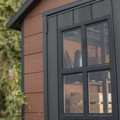 Keter Newton 7x11 Ft Apex Tongue & Groove Composite Shed With Floor -Outlet Power Lawn Mower Store keter newton 7x11 ft apex tongue groove composite shed with floor7290112631688 03c bq