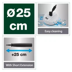 Mac Allister Pressure Washer Brush -Outlet Power Lawn Mower Store mac allister pressure washer brush5059340087641 01t