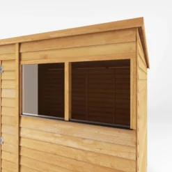 Mercia 10x6 Ft Pent Overlap Wooden 2 Windows Shed With Floor -Outlet Power Lawn Mower Store mercia 10x6 ft pent overlap wooden 2 windows shed with floor5029442075167 04c
