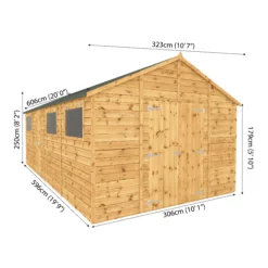 Mercia 20x10 Apex Shiplap Workshop With Double Door -Outlet Power Lawn Mower Store mercia 20x10 apex shiplap workshop with double door5029442006307 01t bq