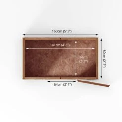 Mercia 5x3 Ft Apex Overlap Wooden Shed With Floor -Outlet Power Lawn Mower Store mercia 5x3 ft apex overlap wooden shed with floor5029442090269 02t