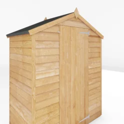 Mercia 5x3 Ft Apex Overlap Wooden Shed With Floor -Outlet Power Lawn Mower Store mercia 5x3 ft apex overlap wooden shed with floor5029442090269 04c