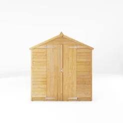 Mercia 8x6 Ft Apex Overlap Wooden 2 Door 4 Windows Shed With Floor -Outlet Power Lawn Mower Store mercia 8x6 ft apex overlap wooden 2 door 4 windows shed with floor5029442075129 02c