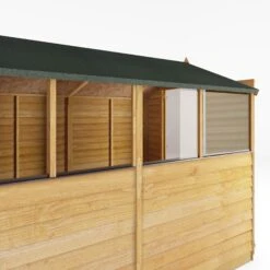 Mercia 8x6 Ft Apex Overlap Wooden 2 Door 4 Windows Shed With Floor -Outlet Power Lawn Mower Store mercia 8x6 ft apex overlap wooden 2 door 4 windows shed with floor5029442075129 03c