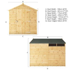 Mercia 8x6 Ft Apex Shiplap Wooden 2 Windows Shed With Floor -Outlet Power Lawn Mower Store mercia 8x6 ft apex shiplap wooden 2 windows shed with floor5029442006529 01t