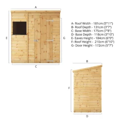 Mercia Premium 6x4 Ft Pent Shiplap Wooden Shed With Floor -Outlet Power Lawn Mower Store mercia premium 6x4 ft pent shiplap wooden shed with floor5029442006635 01t