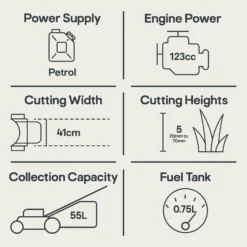 Mountfield SP160R 123cc Petrol Rotary Lawnmower -Outlet Power Lawn Mower Store mountfield sp160r 123cc petrol rotary lawnmower8008984848313 01t EN bq