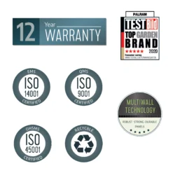 Palram - Canopia Rubicon 6x5 Apex Dark Grey Plastic Shed With Floor -Outlet Power Lawn Mower Store palram canopia rubicon 6x5 apex dark grey plastic shed with floor7290108603392 03t BQ