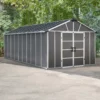 Palram - Canopia Yukon 21.3 Apex Dark Grey Plastic Shed