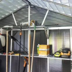 Palram - Canopia Yukon With Floor 11x13.1 Apex Dark Grey Plastic Shed With Floor 7 Palram - Canopia Yukon With Floor 11x13.1 Apex Dark Grey Plastic Shed With Floor -Outlet Power Lawn Mower Store palram canopia yukon with floor 11x13 1 apex dark grey plastic shed with floor7290108137316 02i BQ