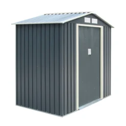 Rowlinson Trentvale 6x4 Apex Dark Grey Metal Shed 13 Rowlinson Trentvale 6x4 Apex Dark Grey Metal Shed -Outlet Power Lawn Mower Store rowlinson trentvale 6x4 apex dark grey metal shed5013856206309 03c bq