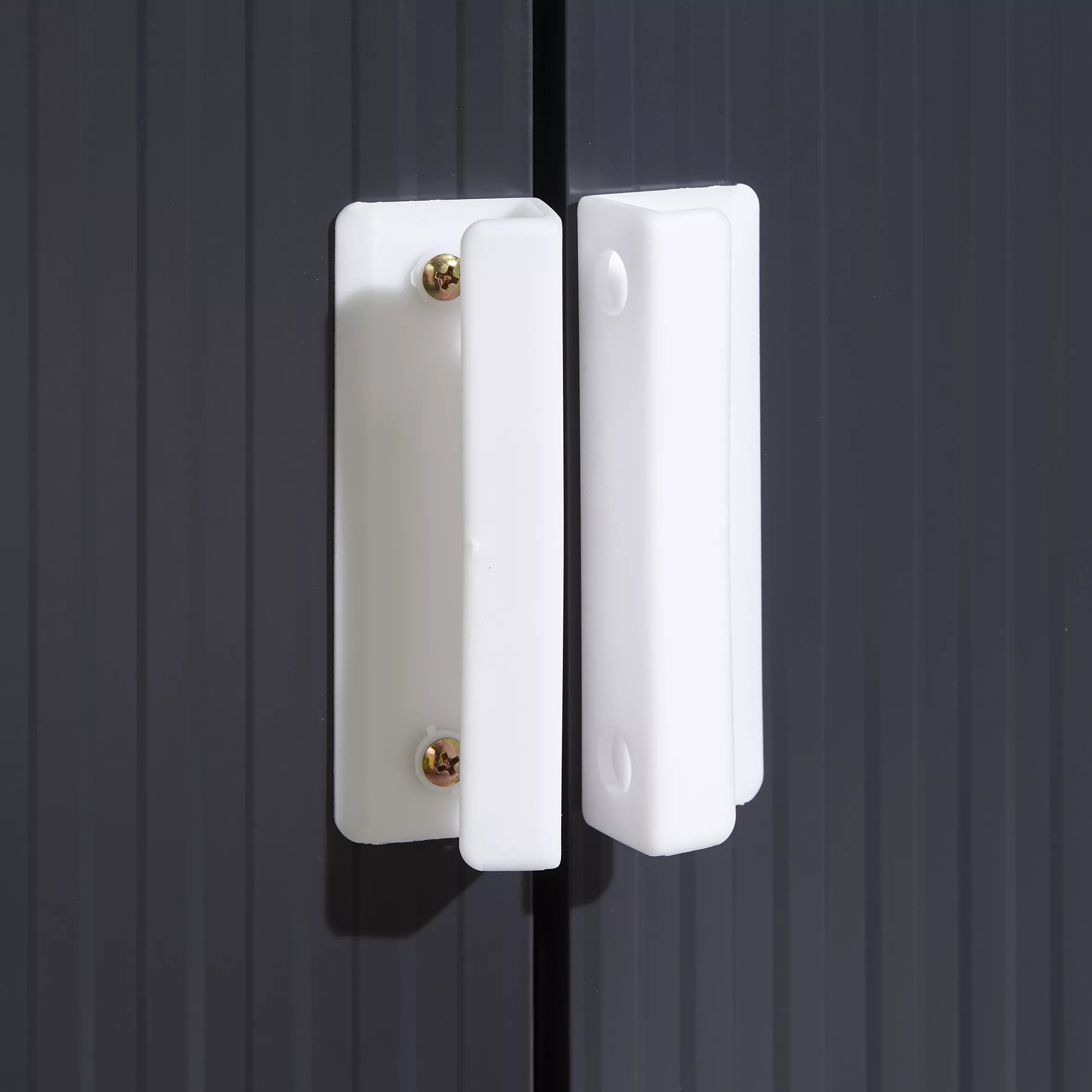 Rowlinson Trentvale 6x4 Apex Dark Grey Metal Shed 8 Rowlinson Trentvale 6x4 Apex Dark Grey Metal Shed - Image 8