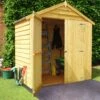 Shire 6x4 Ft Apex Overlap Wooden Shed With Floor