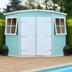 Shire Murrow 8x8 Ft Pent Shiplap Wooden Shed With Floor - Assembly Service Included -Outlet Power Lawn Mower Store shire murrow 8x8 ft pent shiplap wooden shed with floor assembly service included5019804080885 02bq