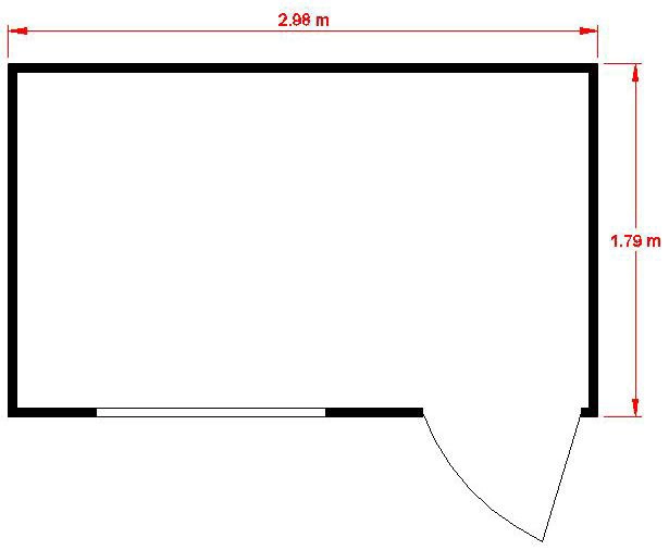 Shire Security Cabin 10x6 Apex Shiplap Wooden Shed 8 Shire Security Cabin 10x6 Apex Shiplap Wooden Shed - Image 8