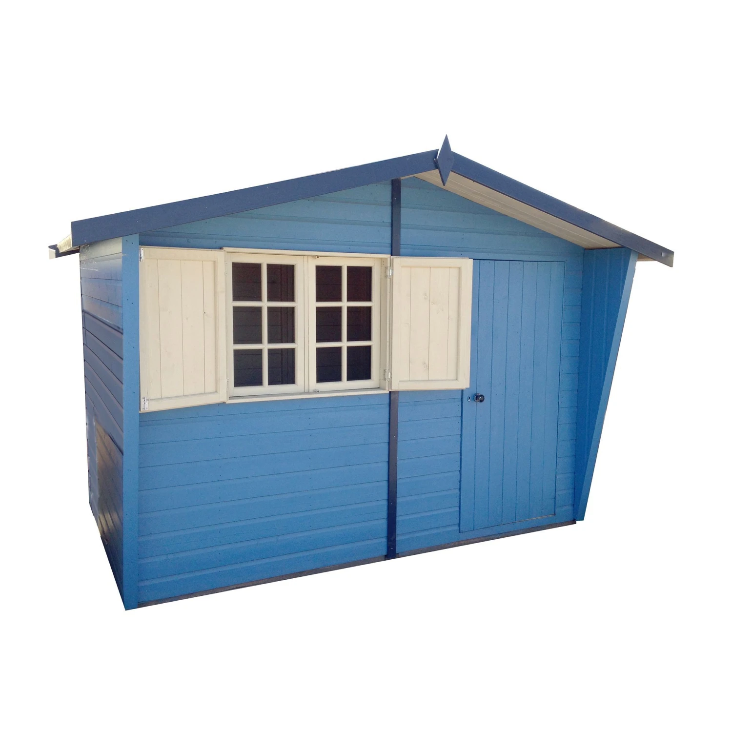 Shire Security Cabin 10x6 Apex Shiplap Wooden Shed 2 Shire Security Cabin 10x6 Apex Shiplap Wooden Shed - Image 2