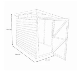 Shire Security Cabin 8x6 Ft Pent Shiplap Wooden Shed With Floor - Assembly Service Included -Outlet Power Lawn Mower Store shire security cabin 8x6 ft pent shiplap wooden shed with floor assembly service included5019804122172 03t