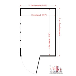Shire Security Cabin 8x6 Ft Pent Shiplap Wooden Shed With Floor - Assembly Service Included -Outlet Power Lawn Mower Store shire security cabin 8x6 ft pent shiplap wooden shed with floor assembly service included5019804122172 04t