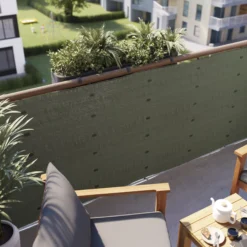 Woven Breeze Green Polyethylene (PE) Garden Screen (H)1m (W)3m -Outlet Power Lawn Mower Store woven breeze green polyethylene pe garden screen h 1m w 3m5059340672649 01i